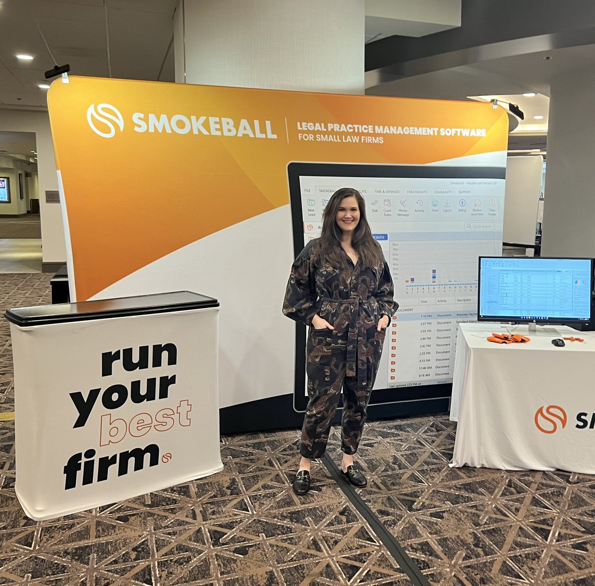 First time attending the Advanced Family Law CLE conference where I don’t have 500 client emails to respond to. Is this…is this growth? #law #lawtwitter <a href="/SmokeballNews/">Smokeball</a>