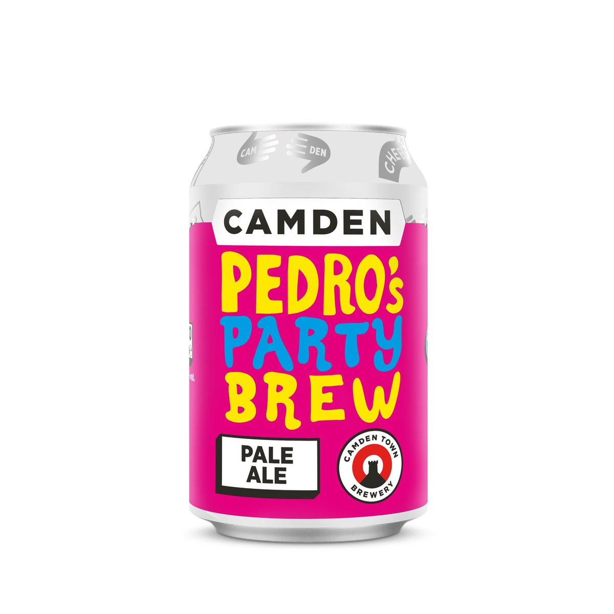 ISN'T SHE A BEAUTY. Our collaboration with @CamdenBrewery drops this Thursday. Pedro's Party Brew - a lager-pale mash up brewed with pale ale malt & citrusy hops. Available at all good Pedro's from 5pm Thursday. BE THERE.