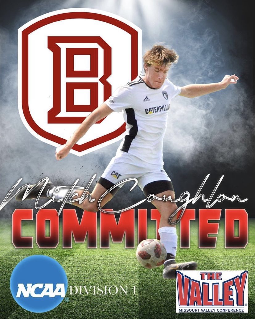 Congratulations to Mitch Coughlon on committing to play at Bradley University next year. Mitch plays for Washington High School and spent time with FC Peoria (now PFCU), John Gaspar Soccer Academy and Washington United before coming to CIU. #UnitedWeRise