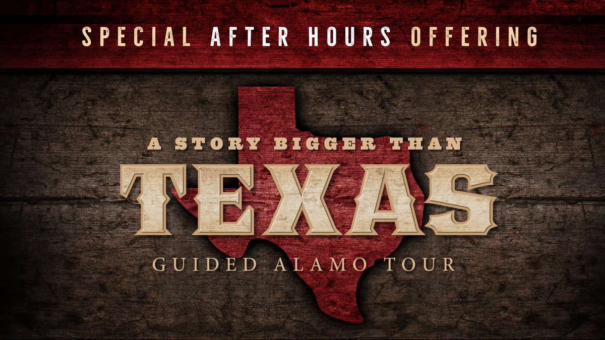 The Alamo on Twitter "Reserve your spot for our afterhours tour, The