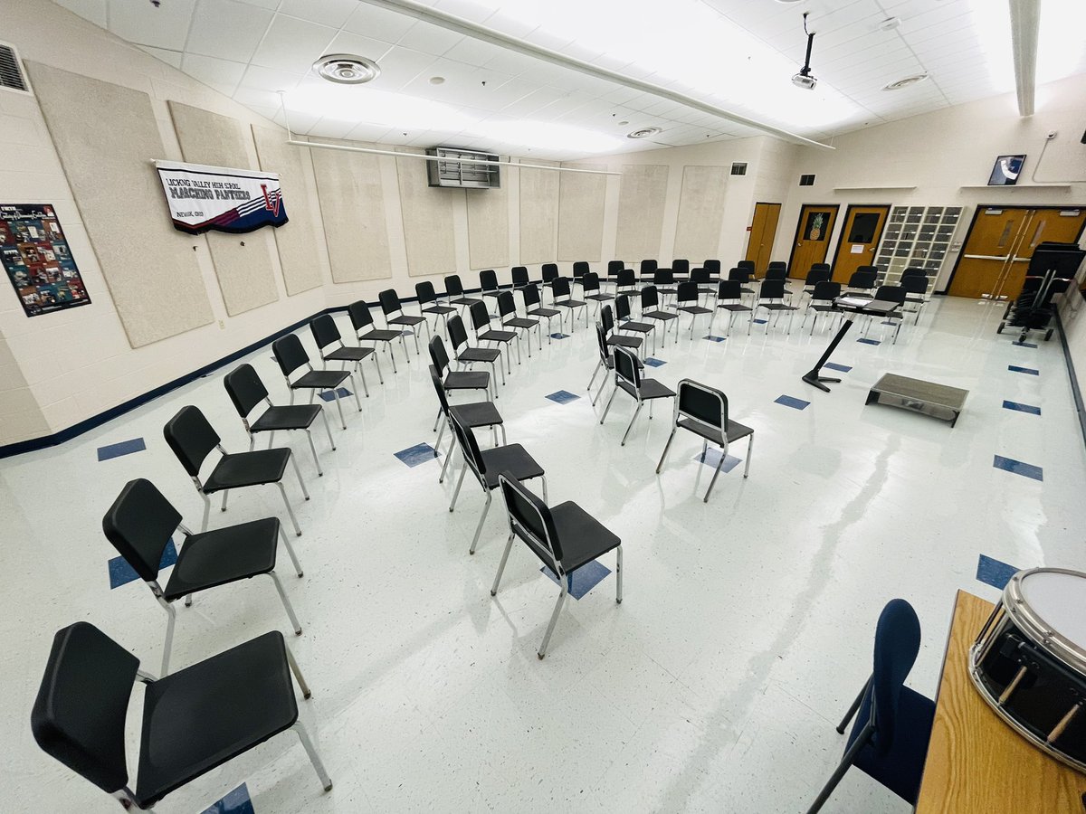 Now to squeez in the percussion equipment! Excited to start my day with 60+ awesome students this year! #LVBands #EyesWithPride #BetterEachDay