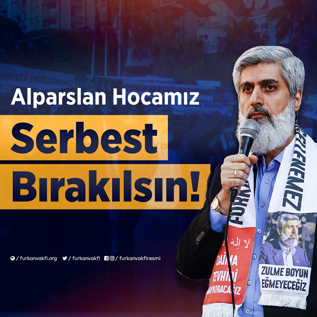 Adalet herkese lazım olacak!!!!
AlparslanHocaya TecritZulmü
#AlparslanHocayaÖzgürlük