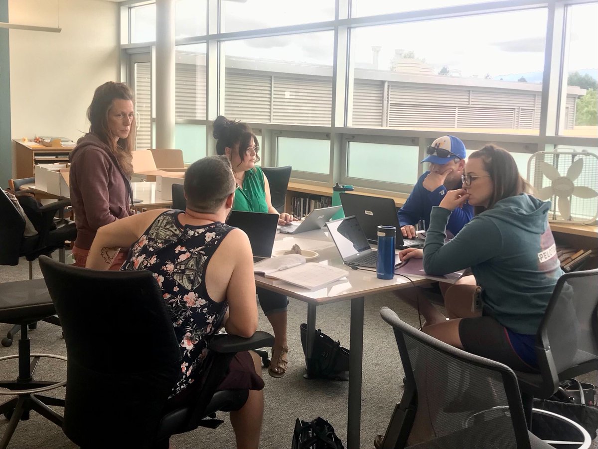 InquiryByDesign's tweet photo. Welcome to the #IBDFamily, @NewbergSchools! 👋💛Thank you for spending two days with us engaging with the curriculum and preparing for a successful first year of implementation! @NewbergHSLib #LearnWithIBD #NoFakeWork https://t.co/qvozO7MkID