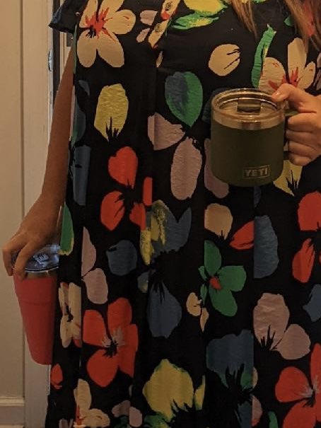 Also, peep the two cups I went prepared with. 6:45 comes earrrrrrrly when you’ve got 22 third graders waiting on you 🤣