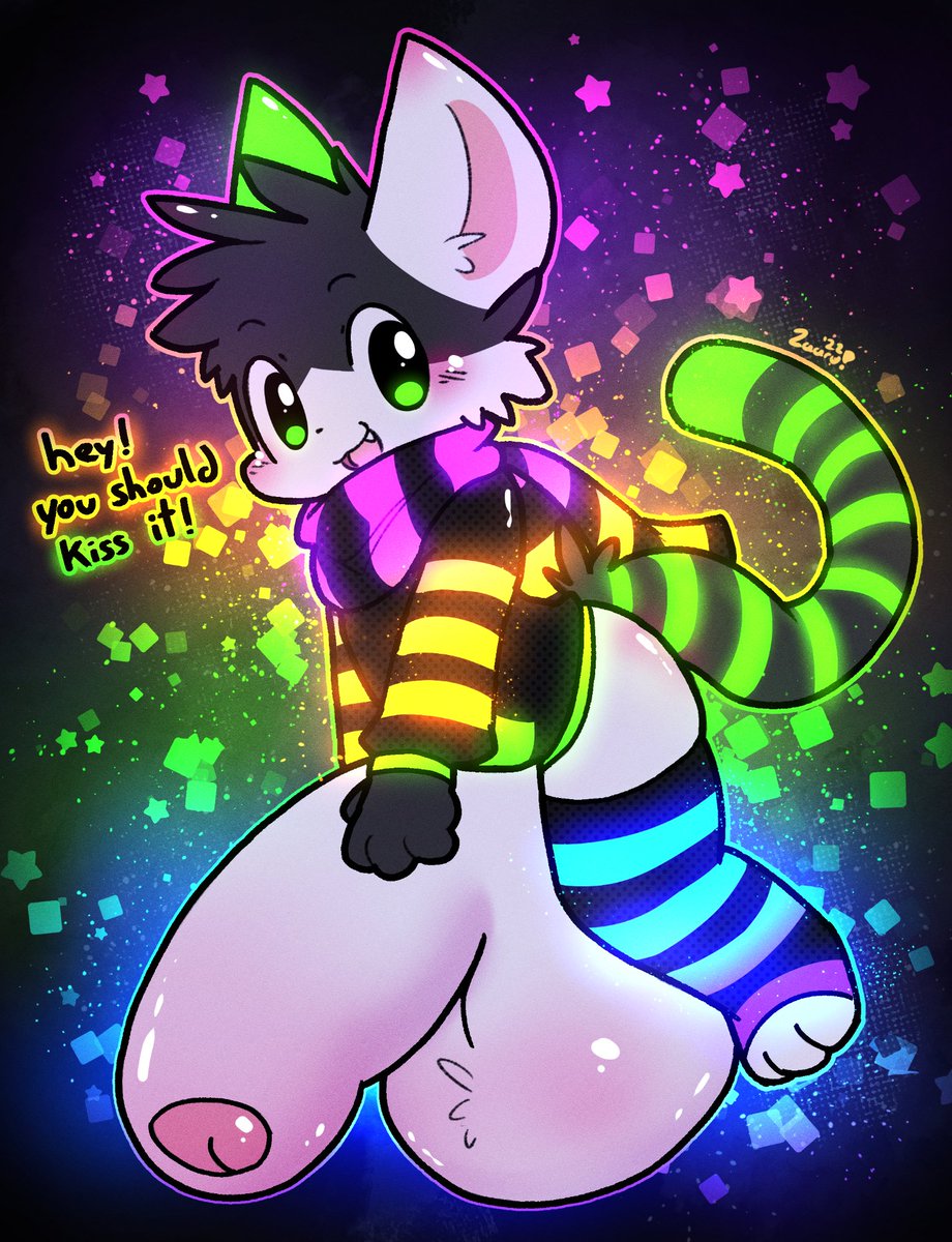ZaaruNSFW's tweet photo. Big kity likes showing off~ >:3 For @Elrontur! https://t.co/kTNFwPRukS