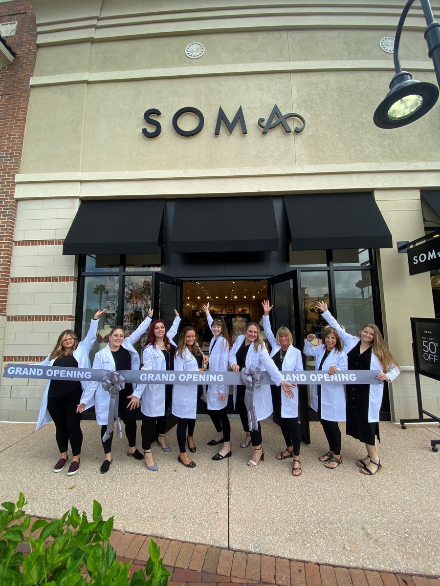 ✂️ The ribbon is cut! <a href="/SomaIntimates/">somaintimates</a> is NOW OPEN at #TheAvenueViera! You’re invited to the Grand Opening Party this Saturday! (Aug. 13) You can also visit the beautiful new store today and the rest of the week during their soft opening.

#Soma #TheAvenue #GrandOpening