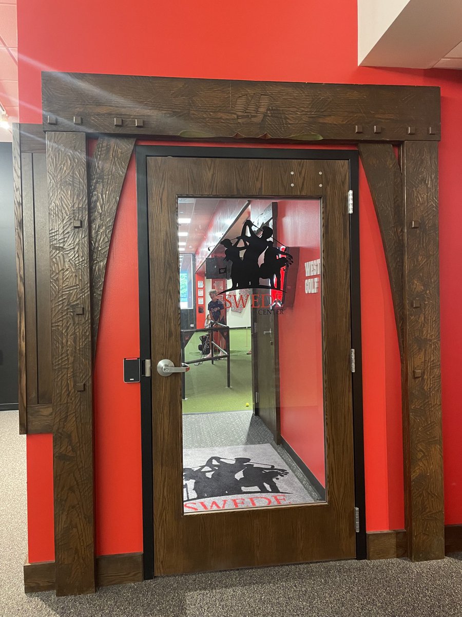 TheSwedeCenter's tweet photo. Did You Know #2 - @TheSwedeCenter repurposed wood from a historical District 66 @Westside66 home to give it a cool clubhouse feel.  We also created coasters out of the wood &amp; found a cool light that proudly displays a warrior red glow.  Check out the story of the historic home! https://t.co/33xBCV3bjk