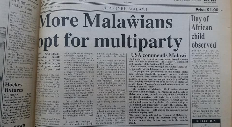 mcbrams's tweet photo. A major #Malawi throwback. I reckon some of you were not even born yet https://t.co/8z1teMhpx9