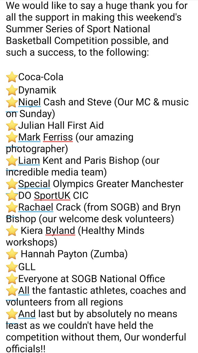 We would like to say a huge thank you to all those who made this weekend's Summer Series of Sport National Basketball Competition a success!