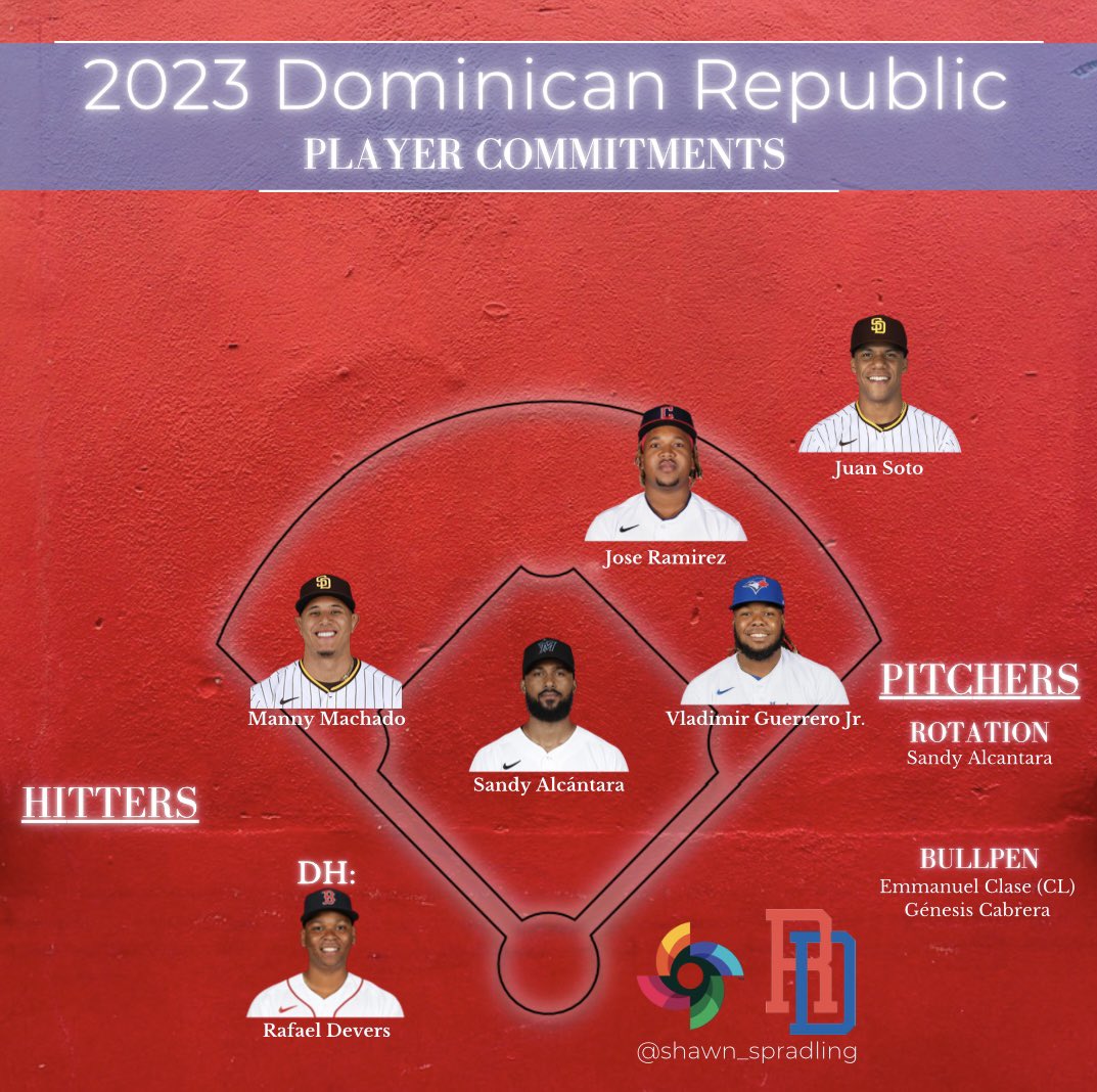 Men's Dominican Republic Baseball 2023 World Baseball Classic