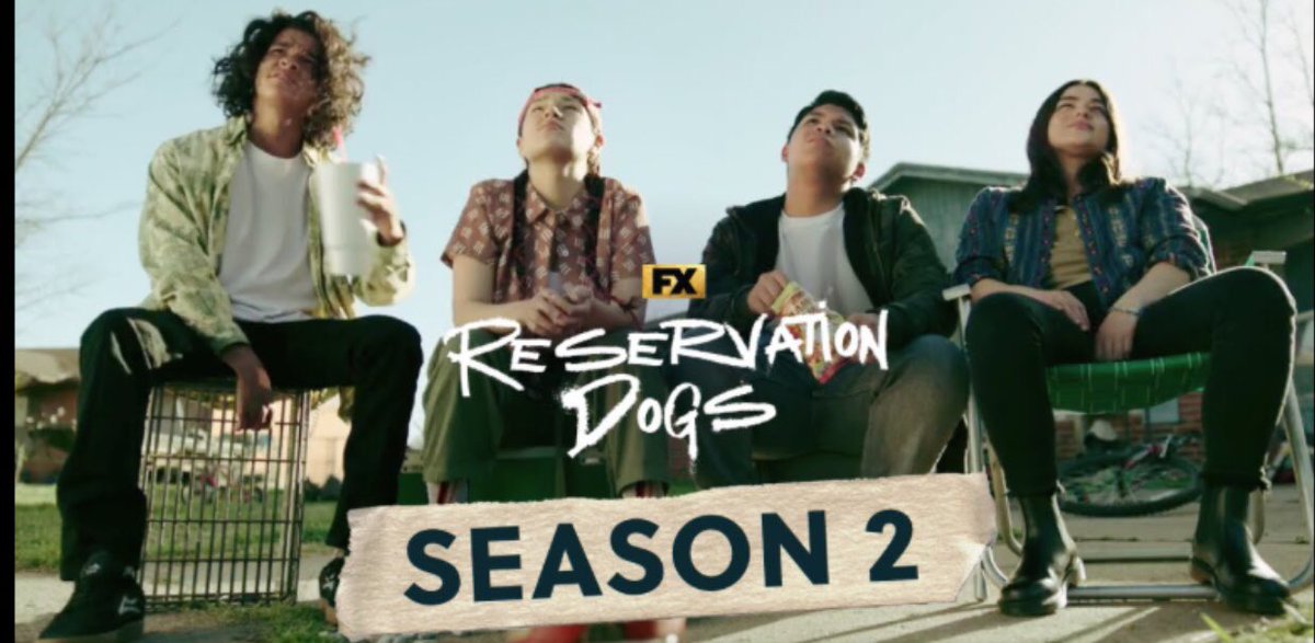 JoeZeefus's tweet photo. Season 2 is out. And if you’re not watching the funniest, freshest show on TV right now, you’re missing out big time (and also you suck). #ReservationDogs #GreasyFryBread https://t.co/DzzdPMLXsi