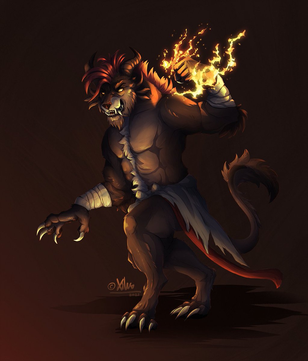 Xilus_'s tweet photo. My take on short tempered kitty...
Mister Rytlock Brimstone!
#gw2 #charr #rytlock #Brimstone https://t.co/XGAdYTw6x5