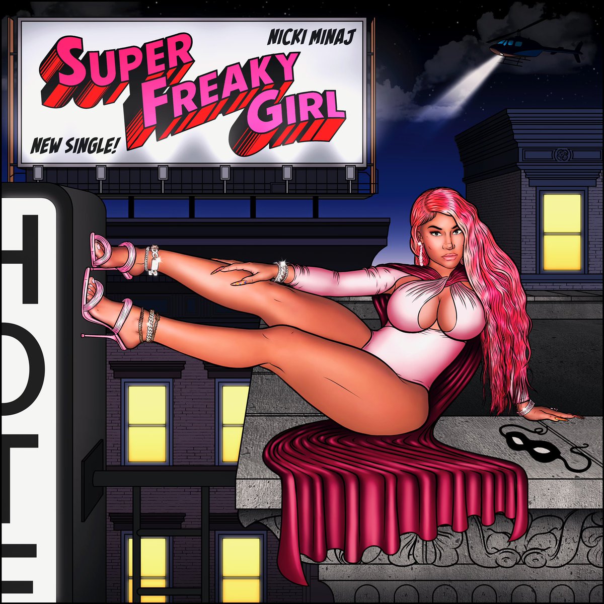 presave.umusic.com/freaky-girl-pr… Go pre-save <a href="/NICKIMINAJ/">Nicki Minaj</a> new song! And here is an illustration by <a href="/PhillipTajalle/">Phillip Tajalle</a>  #NickiFreakyGirl #SuperfreakyGirl #sfg #VMAs #videovanguard #NickiMinaj #barbz #OvoFest #drake #lilwayne #illustration #TrendingNow #Trending