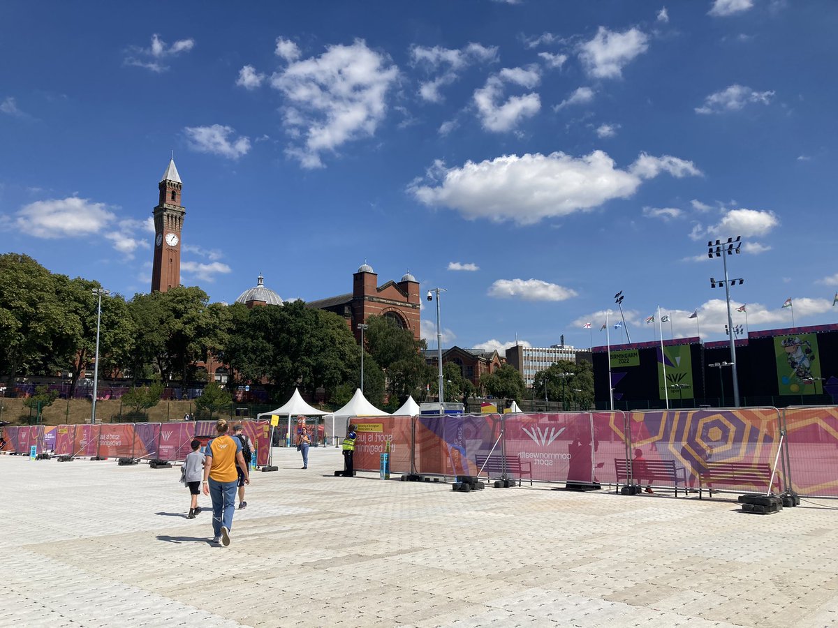 doods89's tweet photo. Birmingham in all it’s glory today! Thanks for the invite @WMGrowth and for showcasing B’ham and all it has to offer. #CWG2022 https://t.co/f2AlHlJV9B