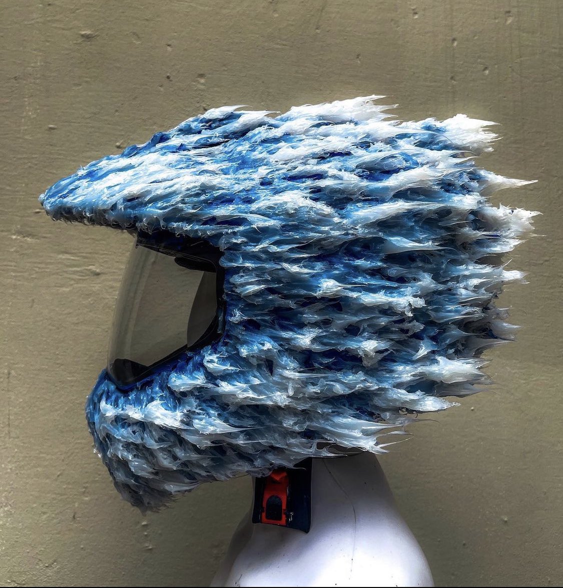 Helmet hand made by Israel Yanir (2022)