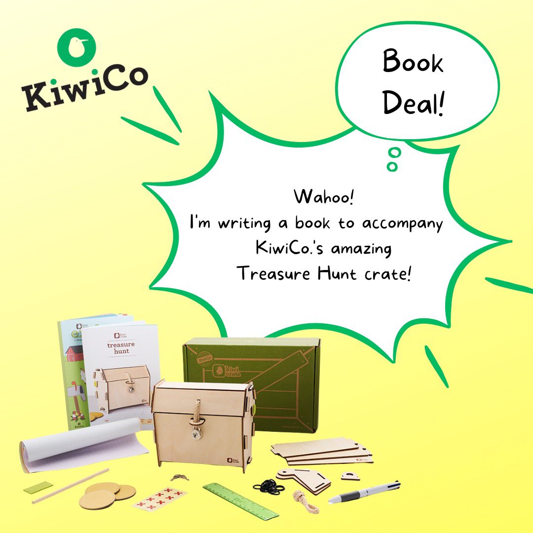 Kim_Chaffee's tweet photo. I have news! Iโm thrilled to be working with @tarynalbright & writing a super cool animal book for @kiwico_inc! Their amazing STEM subscription crates deliver hands-on projects that nurture kidsโ creativity and curiosity. If you havenโt heard of them, you NEED to check them out! https://t.co/hHPxD49lbf