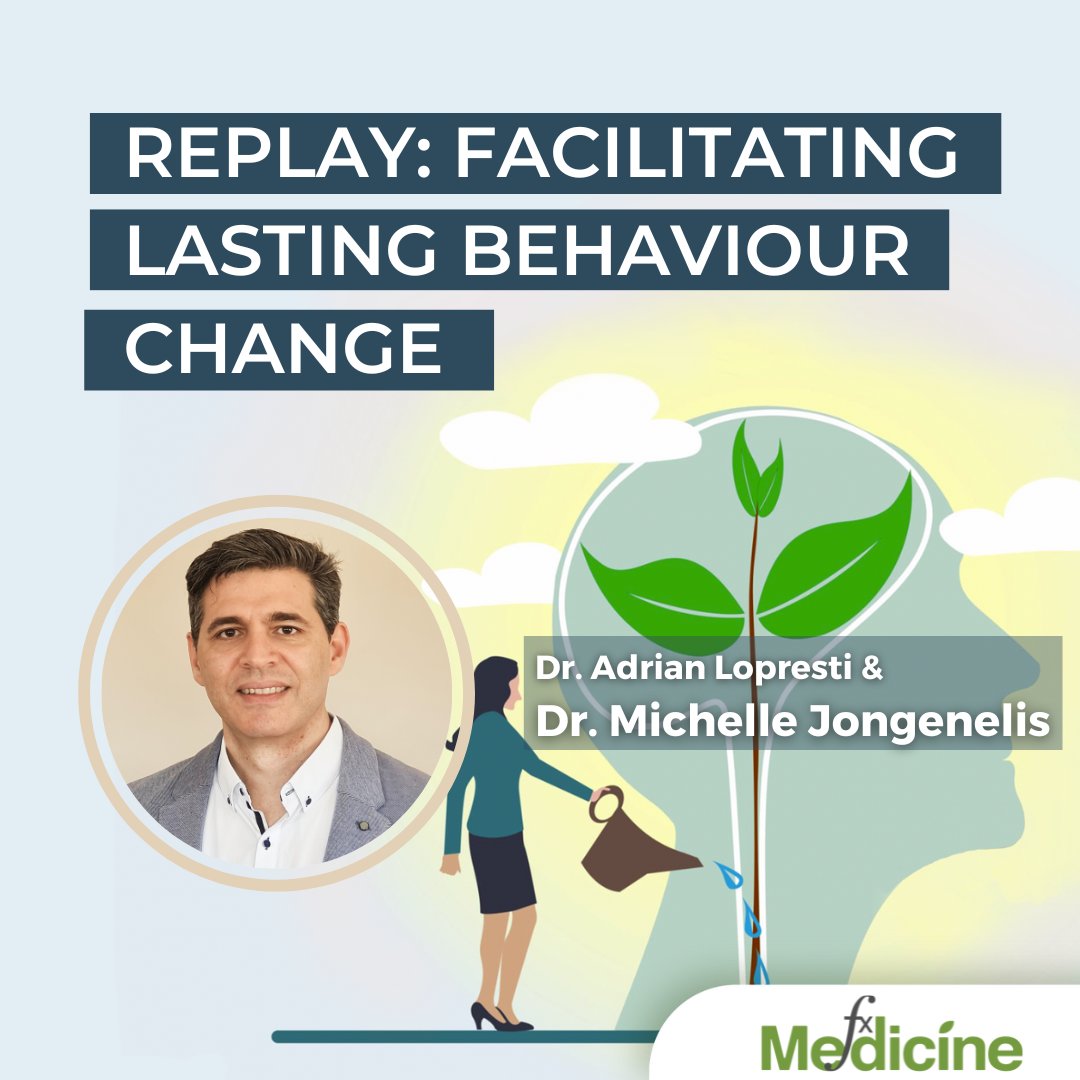 Dr. Michelle Jongenelis &amp; Dr. Adrian Lopresti share how they facilitate life-long #behaviour #change with patients using #motivation &amp; needs assessment, supporting self-efficacy, if-then planning &amp; relapse prevention in our new #podcast episode #FXMedicine fal.cn/3qRNl