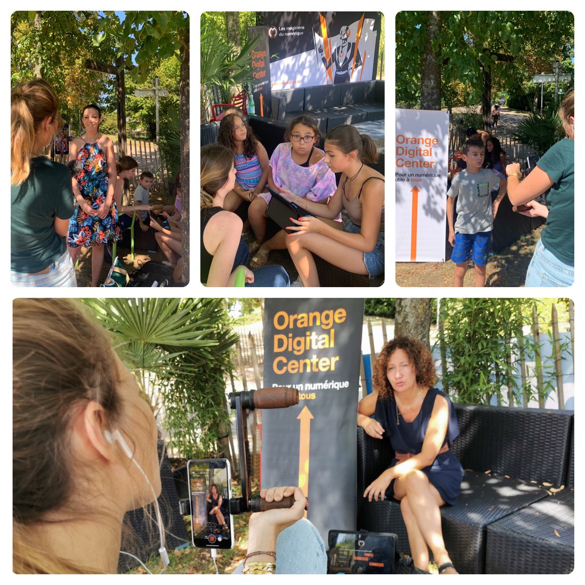 Belle journée aujourd’hui sur Metz-plage avec #orange « les magiciens du numérique». De beaux échanges autour des pratiques #numériques #responsables avec les enfants  et les parents soucieux de les sensibiliser aux dangers du numérique.#orangedigitalcenter