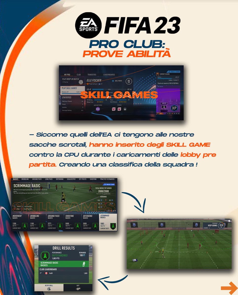 FondatoriFut's tweet photo. TUTTE LE NOVITÀ DEL PRO CLUB 
✅🚨

COSA NE PENSATE ? ✍️
.
.
#FIFA23 #fut #EA https://t.co/uZusJ6IFM9