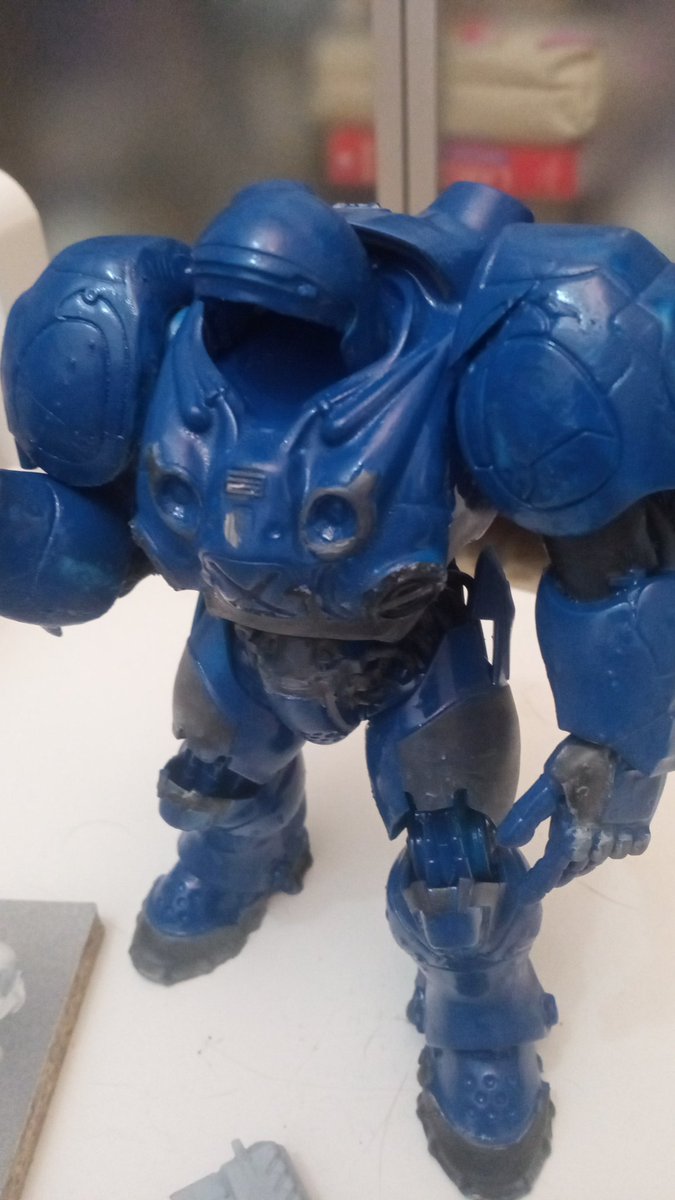 MutohCrew3D's tweet photo. Poco a poco, nuestro marine Terran va cogiendo color https://t.co/3ynHsTNu0H