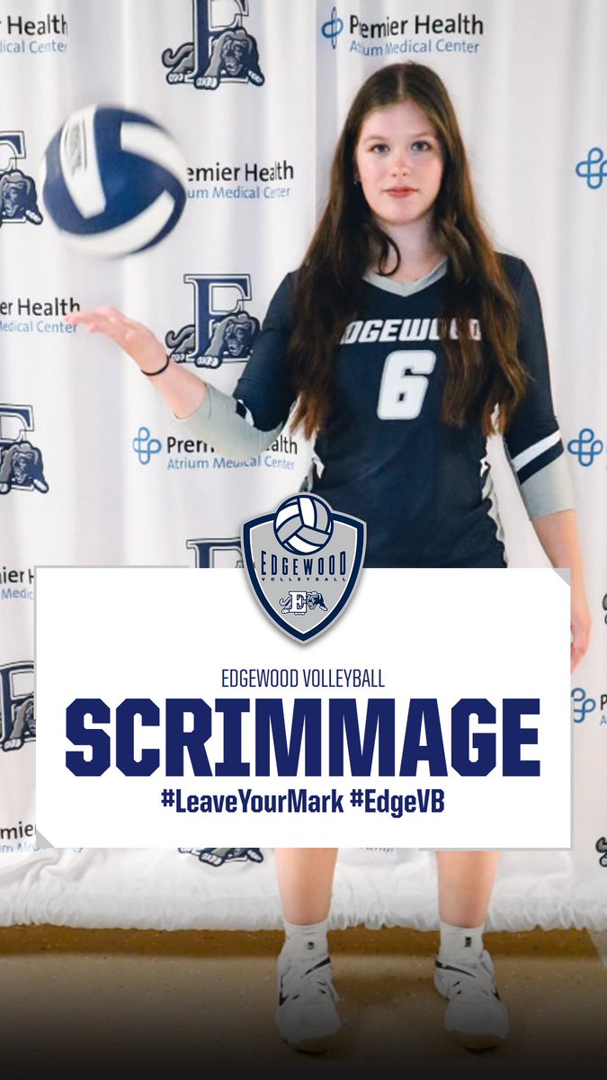 EHS_WVBall's tweet photo. ❗️First scrimmage of the season tonight at Eaton HS for JVA and Varsity❗️

#LeaveYourMark #EdgeVB https://t.co/HdRIi3et1o