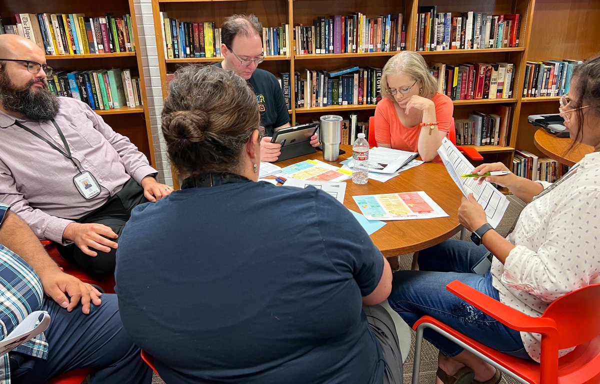 High levels of engagement and participation in this jigsaw activity <a href="/ECHSTylerISD/">Tyler ISD Early College High School</a>