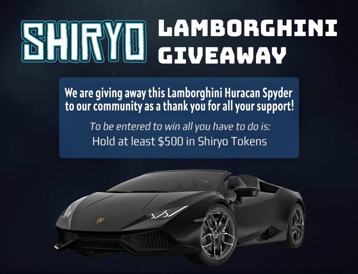 Attention Wolfpack!

We have an exciting marketing opportunity we would like our wolf pack to vote on!

Extend the Lambo giveaway for more marketing exposure? Bullish or not? You vote!

Please vote below using the link to the DAO.

dao.shiryo.com/proposal/4

Ends 10 Aug 11pm UTC
🐺