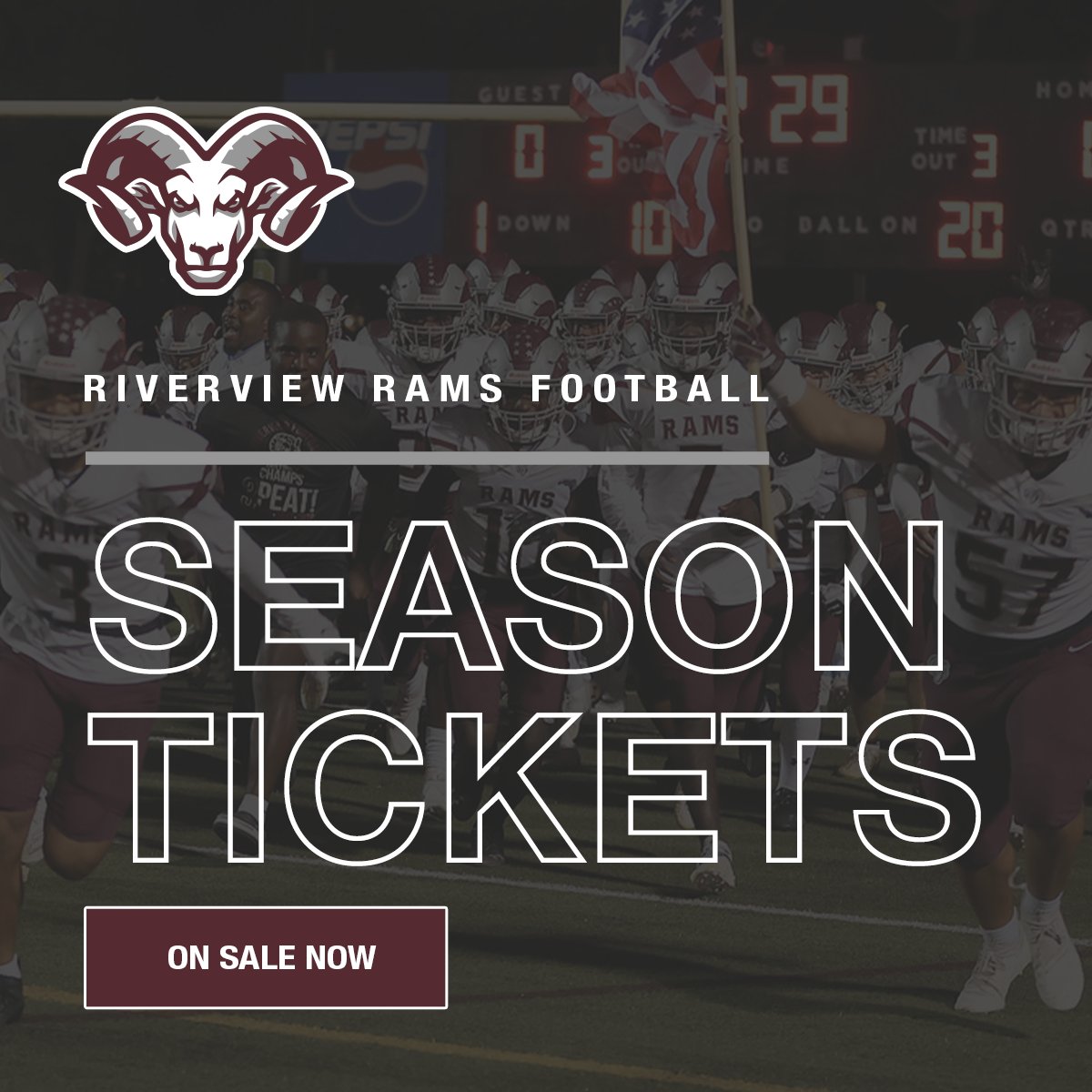It's almost GAME TIME!  Season tickets are now available for the Rams home games.
Click here: tinyurl.com/rams-season-ti…

Each season ticket bundle will include:
2 seats of Varsity Home Season Tickets, Parking Pass &amp; Athletic 15 Event Punch Card