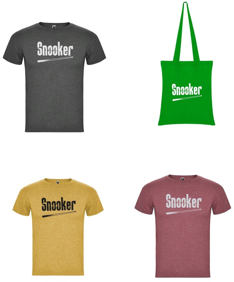 Hola a tod@s, en especial a la familia del Snooker, 
Quiero agradecer la gran acogida de las camisetas de Snooker, 
De nuevo gracias a tod@s, 
Quedan muy pocas unidades, 
Gracias de nuevo.