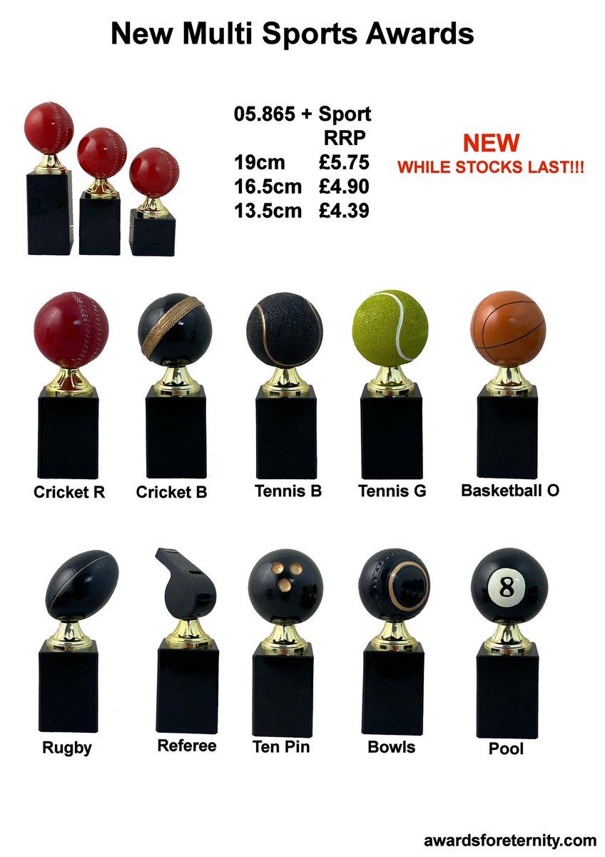SublimeDesigns1's tweet image. Fantastic special running this month! Get them while stocks last!
#trophyspecials #cheaptriohies #sublimedesigns