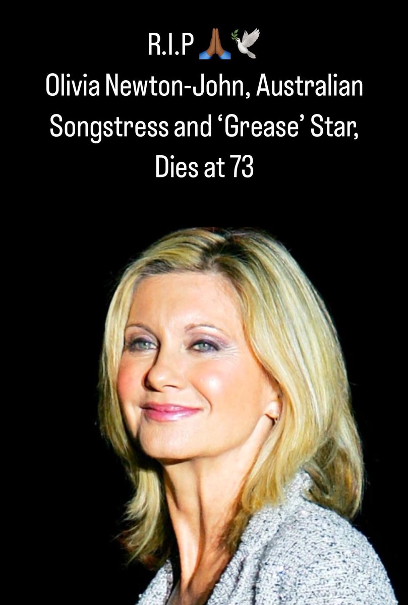 R.I.P 🙏🏾🕊
Olivia Newton-John, Australian Songstress and ‘Grease’ Star, Dies at 73