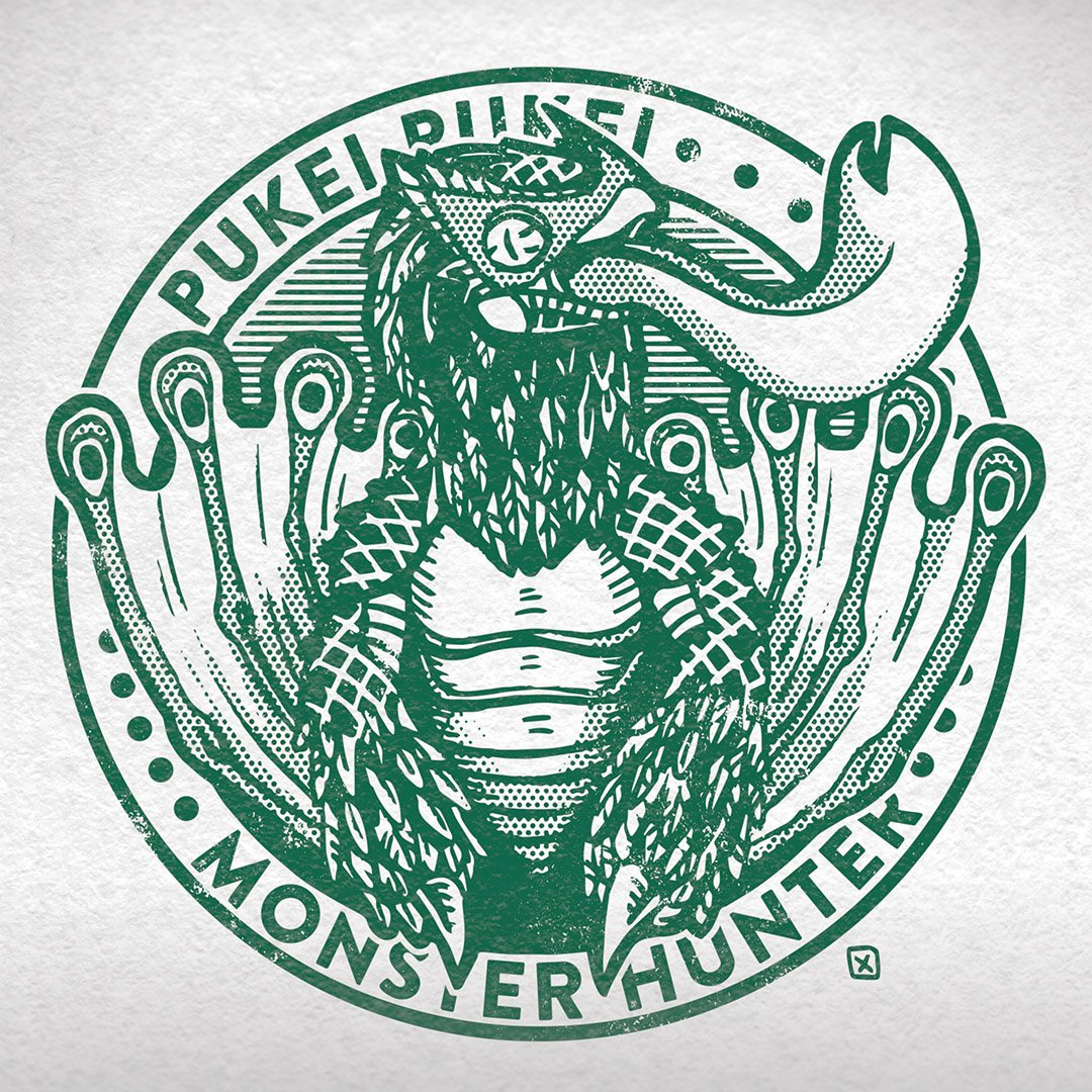 CobaltStamps's tweet photo. I do love Pukei-Pukei's design but the tongue scares me...here's its stamp design!

プケプケのデザインは大好きだけど、その舌が怖い…スタンプのデザインはこちら！

#記念スタンプ #モンスターハンター #スタンプラリー #MonsterHunter https://t.co/7McnatTq8U