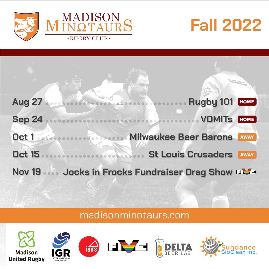 madisonminotaur's tweet photo. Come cheer us on this fall! https://t.co/anlbUAnqof