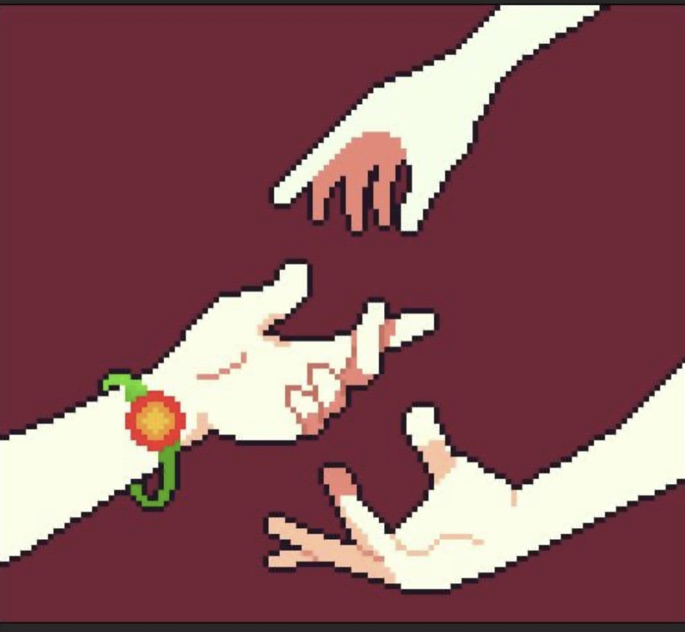 rakhinft's tweet photo. @farokh broski ! check us out. we are launching worlds first #PolygonNFT $MATIC rakhi (Indian Festival NFT) https://t.co/u9YDaPUnHP
