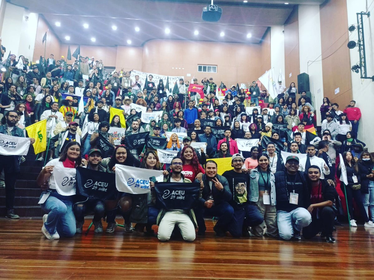 Con más de 500 estudiantes de + de 50 IES de 🇨🇴 se desarrolló en la <a href="/udistrital/">UniversidadDistrital</a> de Bogotá el VII CNEU, en el que se construyeron los lineamientos para la construcción democrática de la reforma universitaria que haga de la educación superior un derecho fundamental y un bien común.