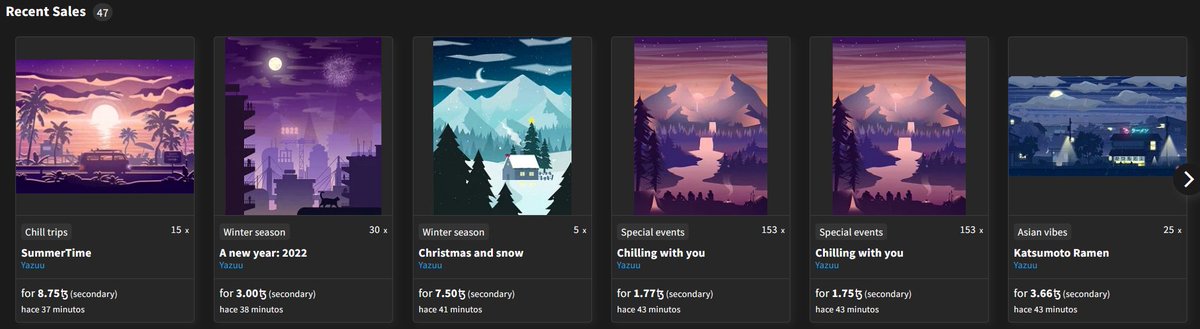 Sec sales are on fire 🥳🔥

This community always surprise me, a million thanks to unknown collectors, <a href="/CaptainDadpants/">CaptainDadpants</a> and <a href="/mikegeiger/">Mike Geiger</a> to make this possible 🧡

#tezoscommunity