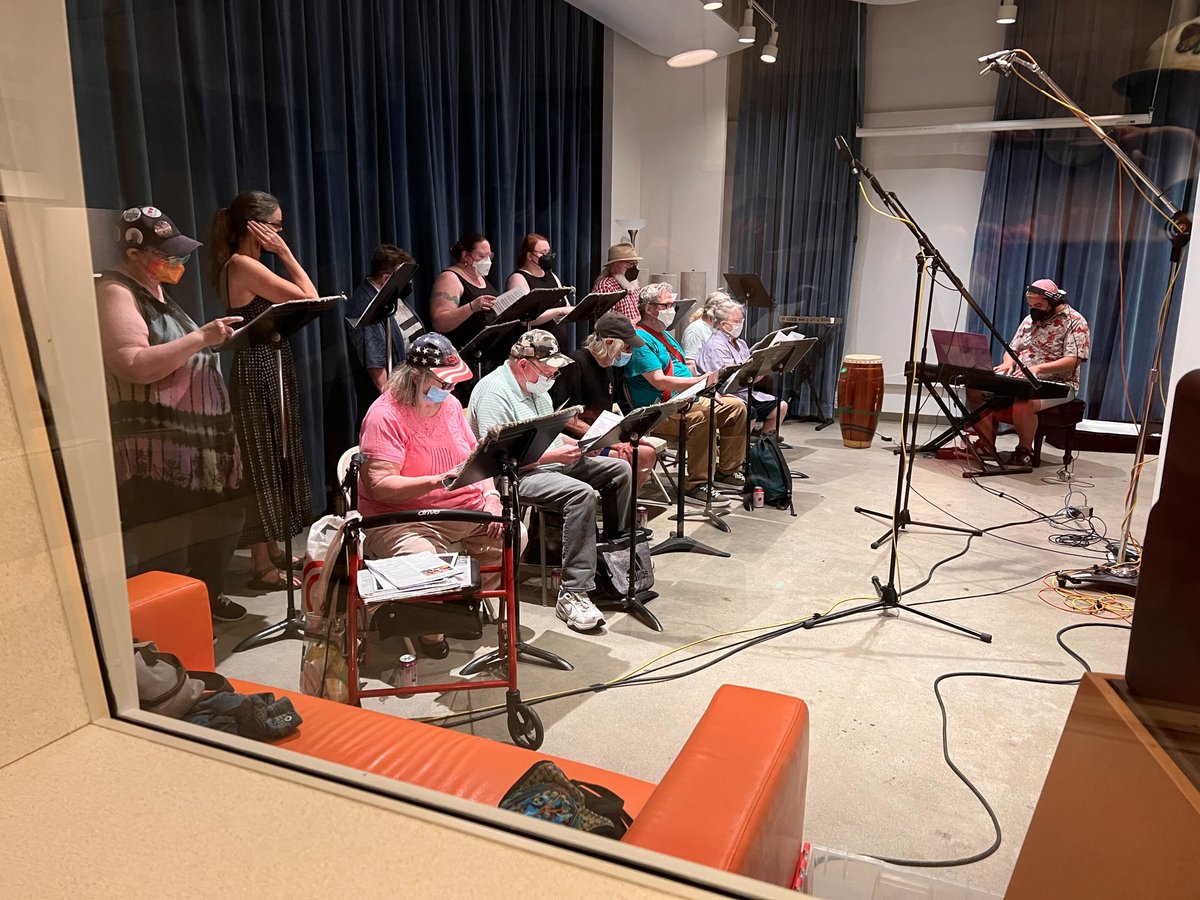 Path with Art (@pathwithart) on Twitter photo Path with Art's Singers are in the studio recording today! ๐ถ Path with Art's Singers are in the studio recording today! ๐ถ