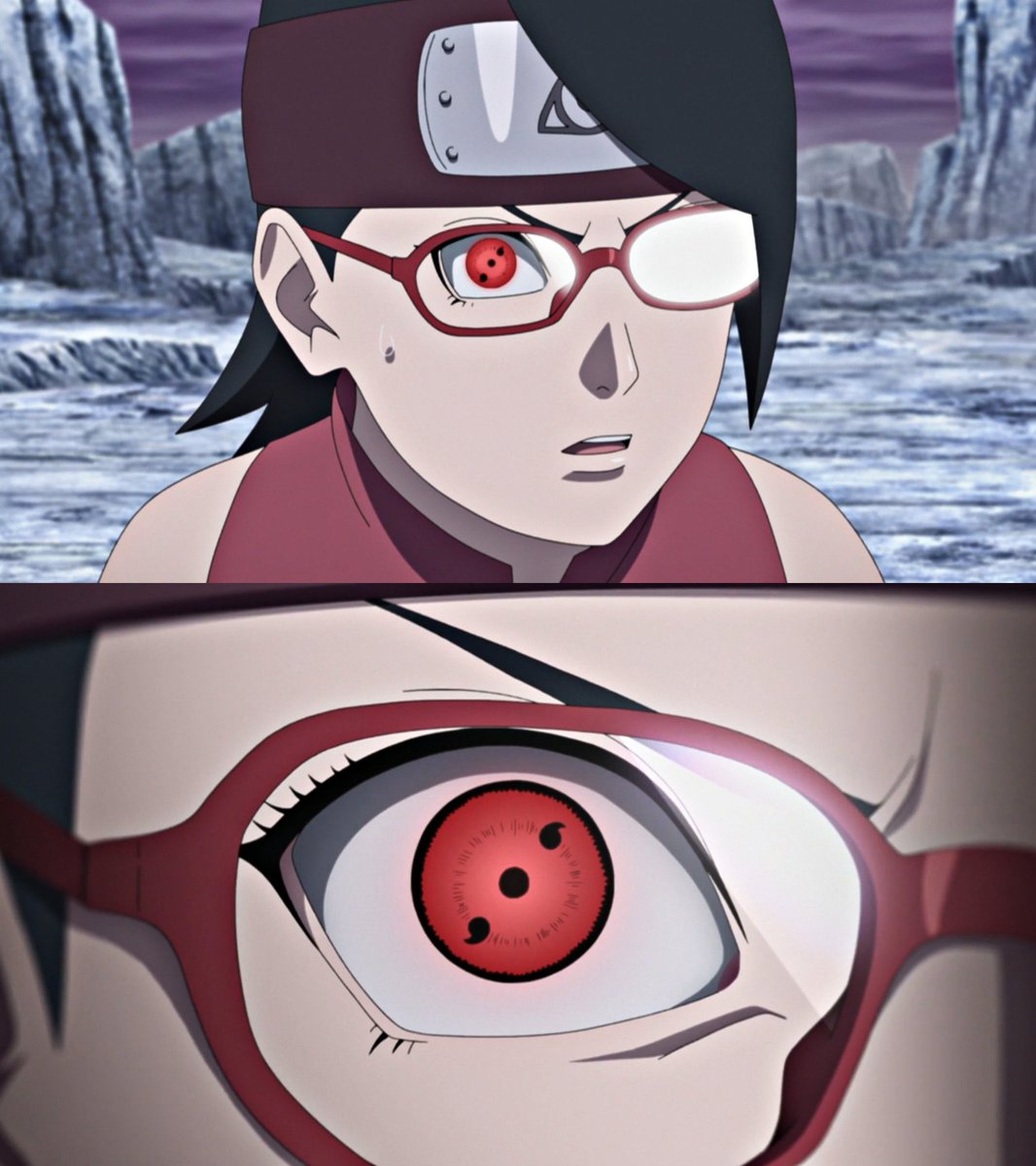 BorutoShots_'s tweet photo. Sarada Uchiha in Boruto Ep 207 https://t.co/2jraBjSMzJ