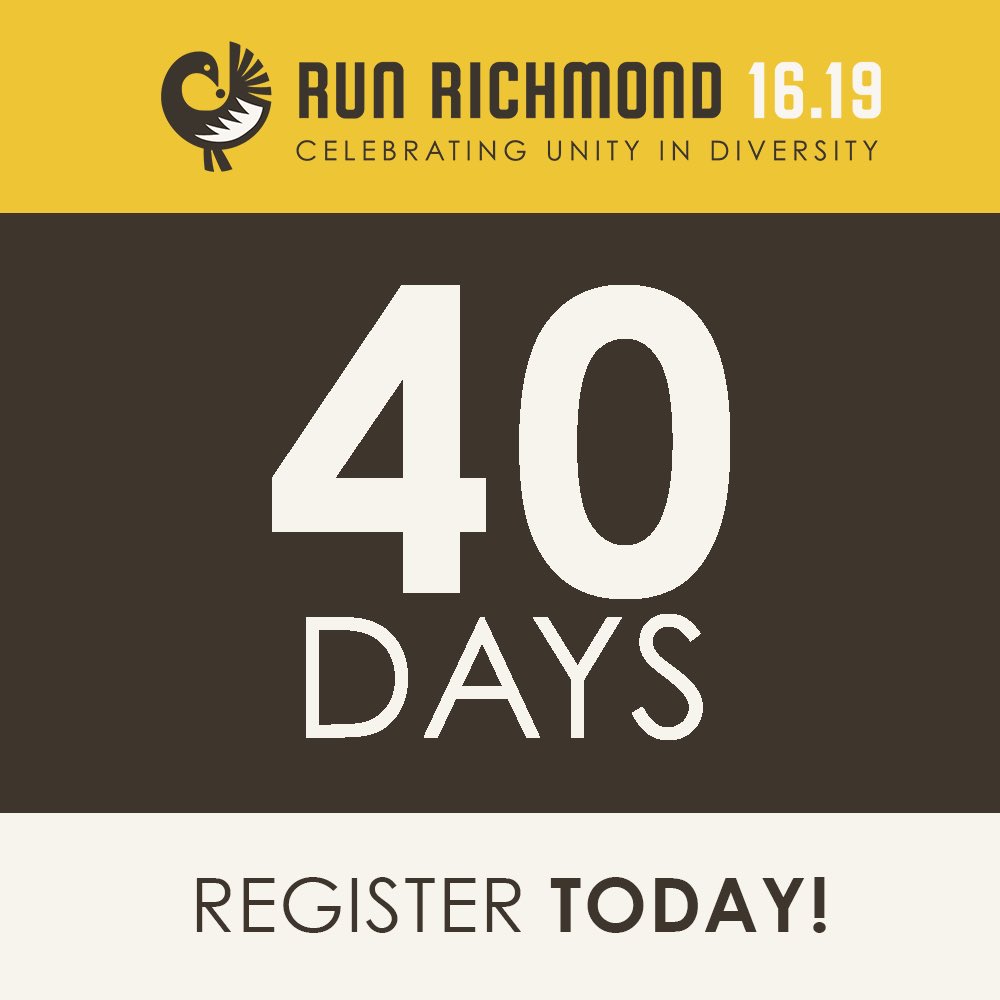 Take a stand for Unity in Diversity and join us on Sep 17 for RUN RICHMOND 16.19. 👉🏼👉🏽👉🏾 Find Registration link in bio. #runrichmond1619 #rvafitness #runrva #visitrichmondva #virginiaisforlovers❤️ #blackhistory