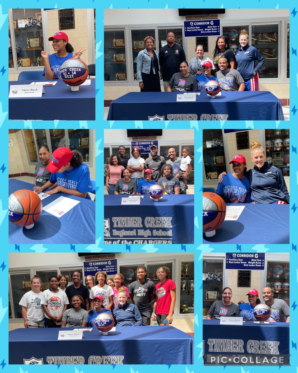 TCreekSports's tweet photo. Congratulations to Creek Alum, Amaya Burch, on earning a full Athletic Scholarship with the University of Detroit Mercy! 

🏀⚡️We are so proud of you and cannot wait to see what you do in College!⚡️🏀
#OnceaChargerAlwaysaCharger https://t.co/NG1KZOqfl4