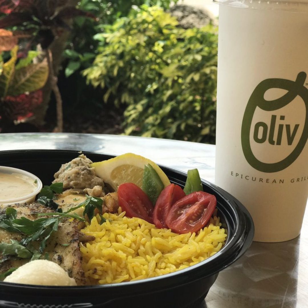 CityDaytona's tweet photo. Congratulations to Oliv, which recently opened at 2017 LPGA Blvd. This vegan-friendly restaurant offers delicious Mediterranean food including rice bowls, wraps, gyros and soups. For more information, visit https://t.co/EXPSyjWCHn or call (386) 254-6868. #DBAccelerate https://t.co/Ak9DmdVrZb