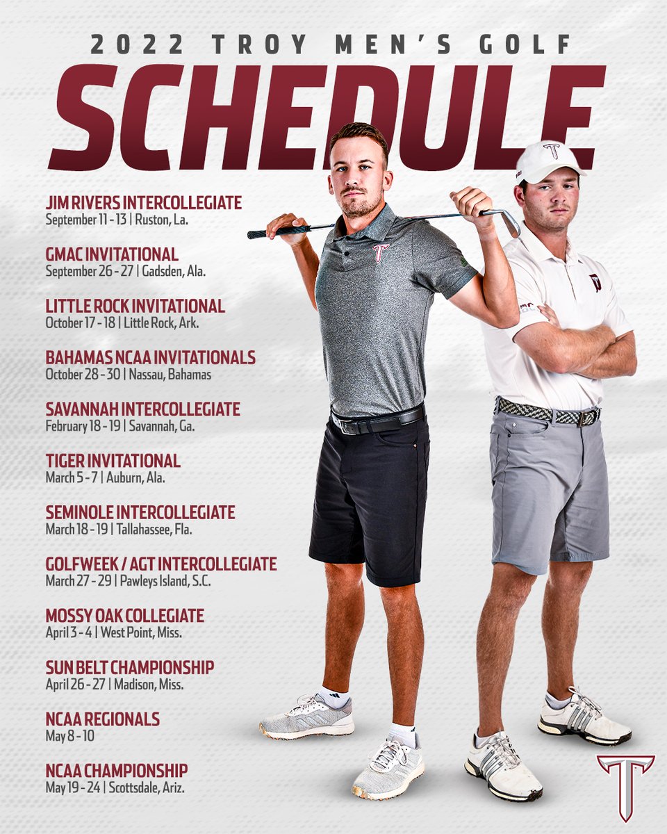 Locked and loaded for season! 

#OneTROY ⚔️⛳️