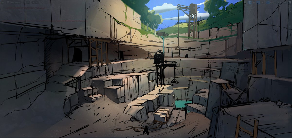 Don't quarry, about a thing ⛏️

Pardon the pun but it had to be said. Don't shoot the messenger, the quarry is starting to take shape. 

#NightmareWorld #UnrealEngine #BobMarley