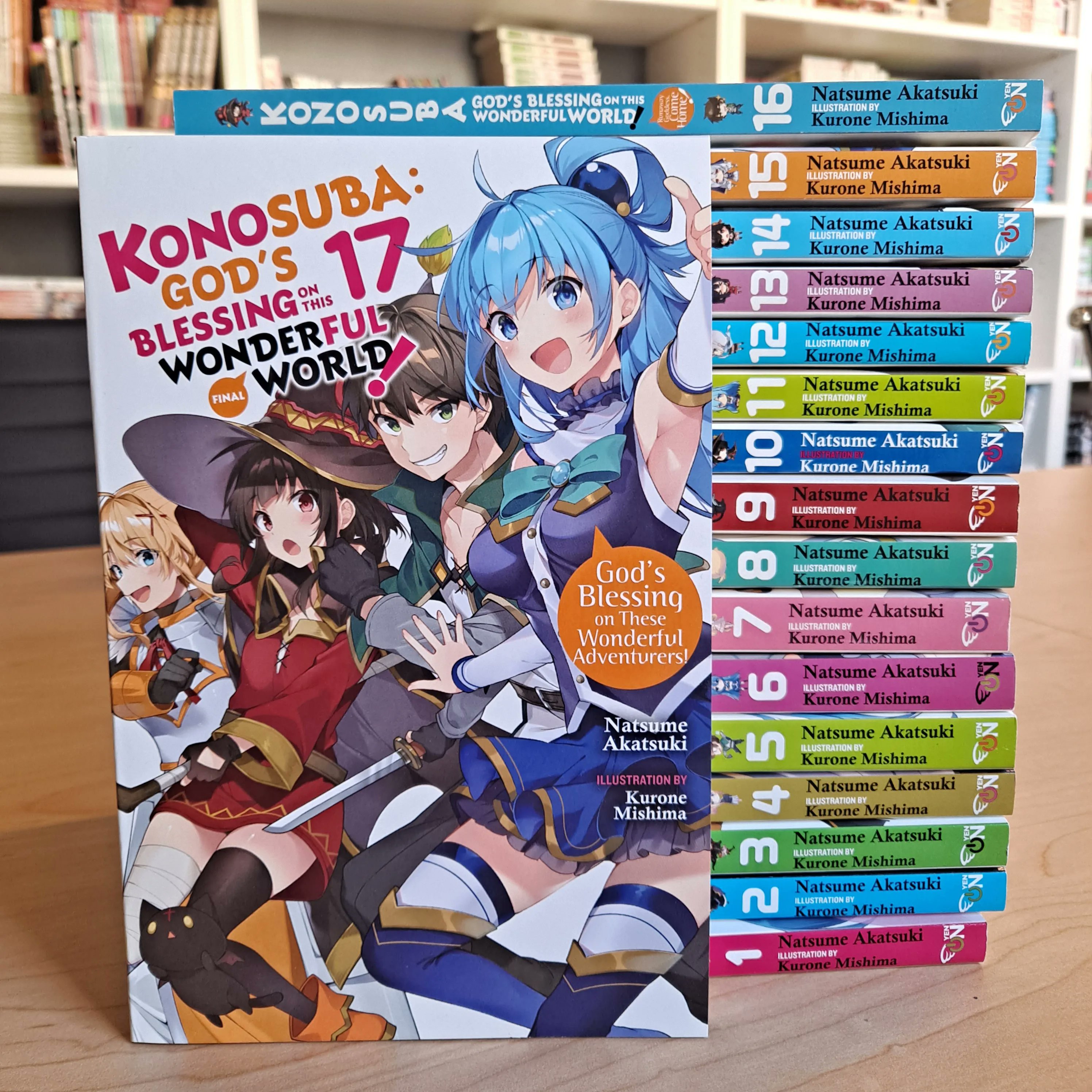 Yen Press on X: NEW NOVEL ANNOUNCEMENT: Konosuba: God's Blessing on This  Wonderful World! Fantastic Days Follow Kazuma and crew as they help  aspiring dancers, fight a former general of the Demon