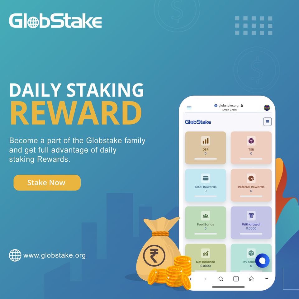 Glob_Stake's tweet photo. @Glob_Stake become a part of Globstake family and get full advantage of daily staking rewords
@CZ_BinanceCN_ @cz_binance

Visit us https://t.co/gRt7R00ZQd 

Register today https://t.co/PiZu3lq4J4

#BTC #BSC #BNB #Bitcoin #BinanceSmartChain #Binance #globstake #KenyaDecides2022 https://t.co/XIiepWcTEx