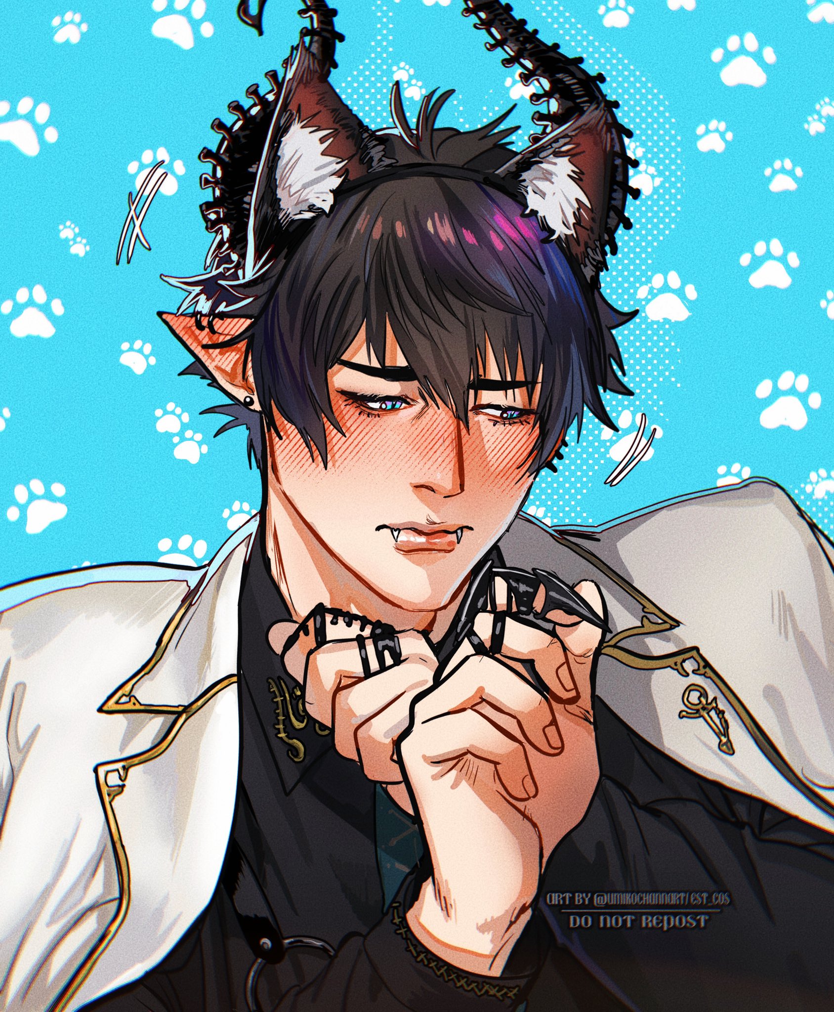 umikochannart 🌸 on Twitter: "🐱 #RenZottoArt https://t.co/xhUupxLDPN