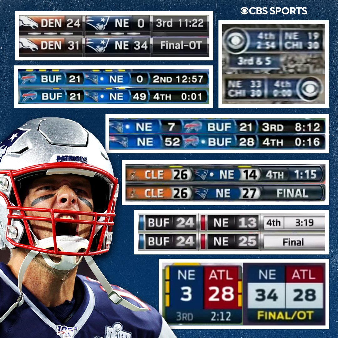 CBSSports's tweet photo. No lead is safe when @TomBrady is on the other sideline https://t.co/WoeQxayx0m