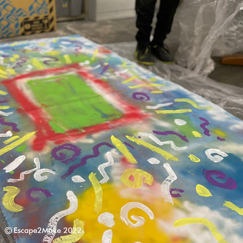 Escape2Make's tweet photo. At E2M the creativity never stops!
#ChristineStanford devised these FREE #bannermaking workshops for the #greenfestival2022
When listing what materials the group worked with she signed off by saying "but mostly their imagination"
WE LOVE THAT!
#youthcharity #supportyouth https://t.co/cRiRwmRAta