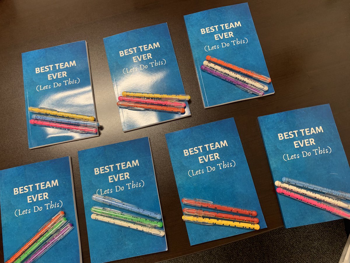 Welcomed my Team back today! Let's do this! #bestyearyet #PWCScounseling