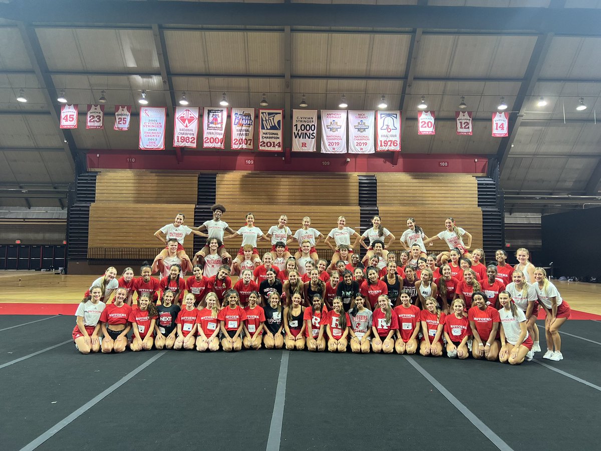 Rutgers_Cheer's tweet photo. Saw so much talent during our summer college prep clinic! 🛡 https://t.co/XCtcPSqFKW